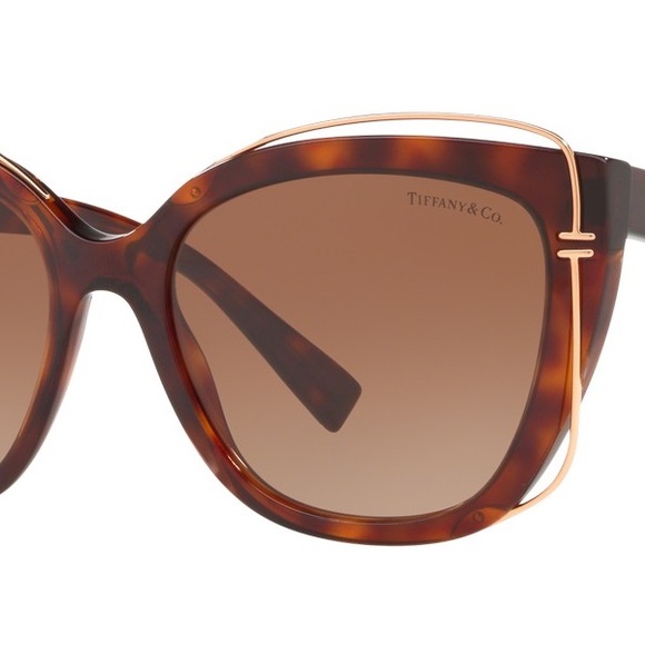 New Tiffany & Co Sunglasses TF4148 Habana/ Brown Gradient lens 80023B 54/17 - Picture 11 of 15